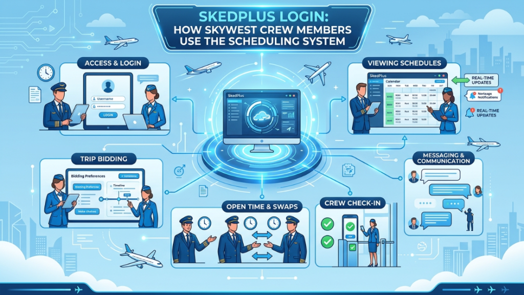 Sked Plus Login: How SkyWest Crew Members Use the SkedPlus Scheduling System