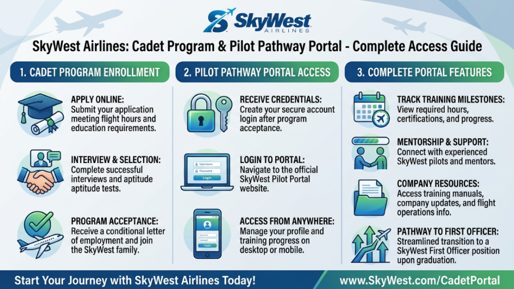 SkyWest Cadet Program Login Guide | Pilot Pathway Portal Access